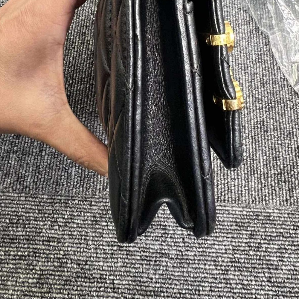 ❌SOLD❌✨ Chanel Limited Edition Wallet on Chain — Black Lambskin (Microchipped) - Picture 11 of 14